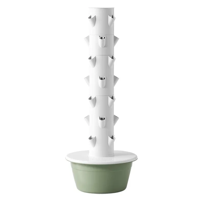 กระถางปลูกผักอัจฉริยะแบบแนวตั้ - Hydroponic Tower Planter บทวิจารณ์และราคา