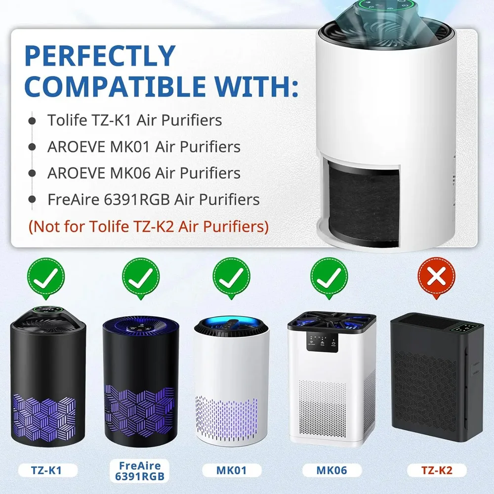 ใช้ได้กับเครื่องฟอกอากาศ ToLif - Carbon Filter Inline บทวิจารณ์และราคา