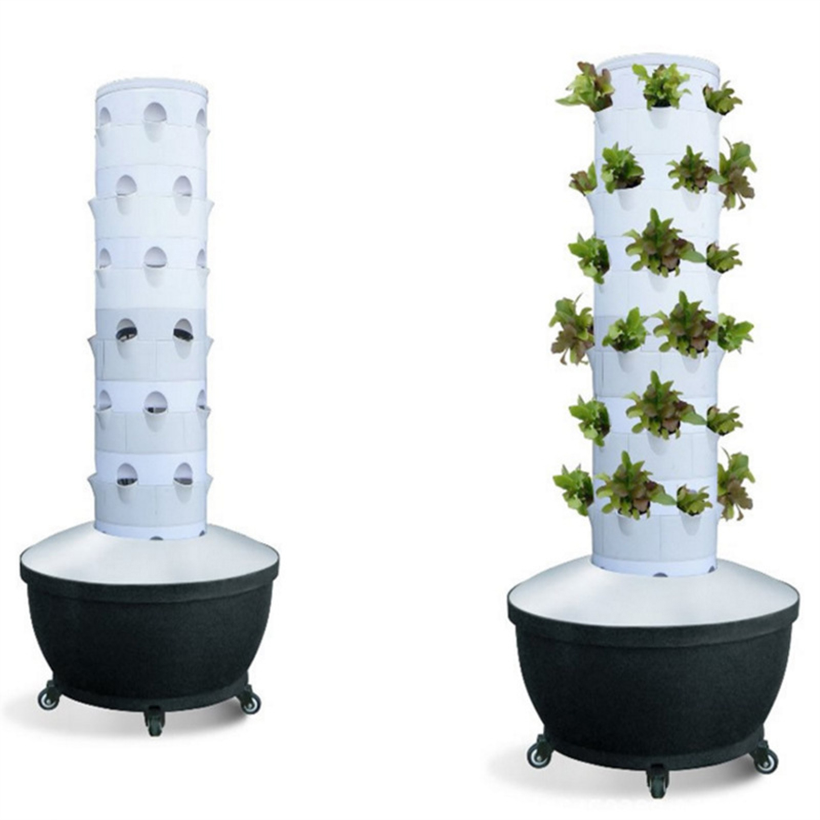 3/5 หลุมที่ถอดออกได้ PP Coloni - Hydroponic Tower Planter บทวิจารณ์และราคา