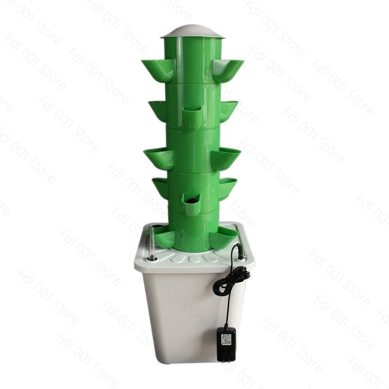 ระบบปลูกผักไฮโดรโปนิกส์แบบแนวต - Hydroponic Tower Planter บทวิจารณ์และราคา