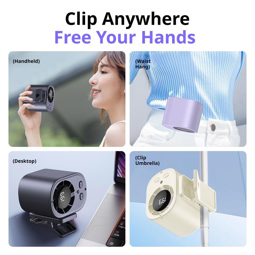 พัดลมแอร์แบบหนีบติดรถยนต์แบบพก - Oscillating Fan Clip บทวิจารณ์และราคา