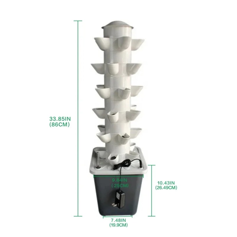 【ลดราคา】ระบบปลูกพืชไฮโดรโปนิกส - Hydroponic Tower Planter บทวิจารณ์และราคา