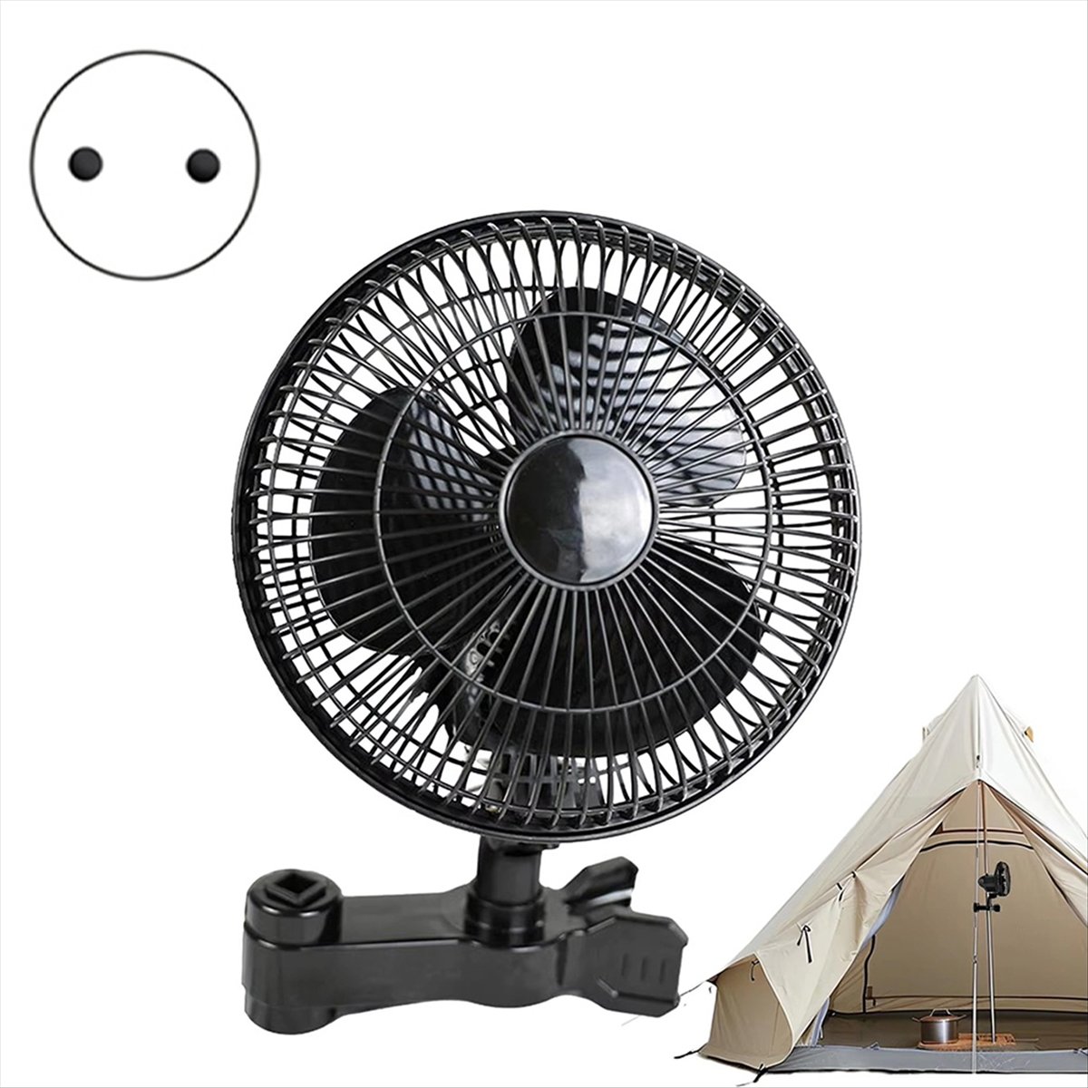 พัดลมหนีบเต็นท์ปลูกพืช ABKM แบ - Oscillating Fan Clip บทวิจารณ์และราคา