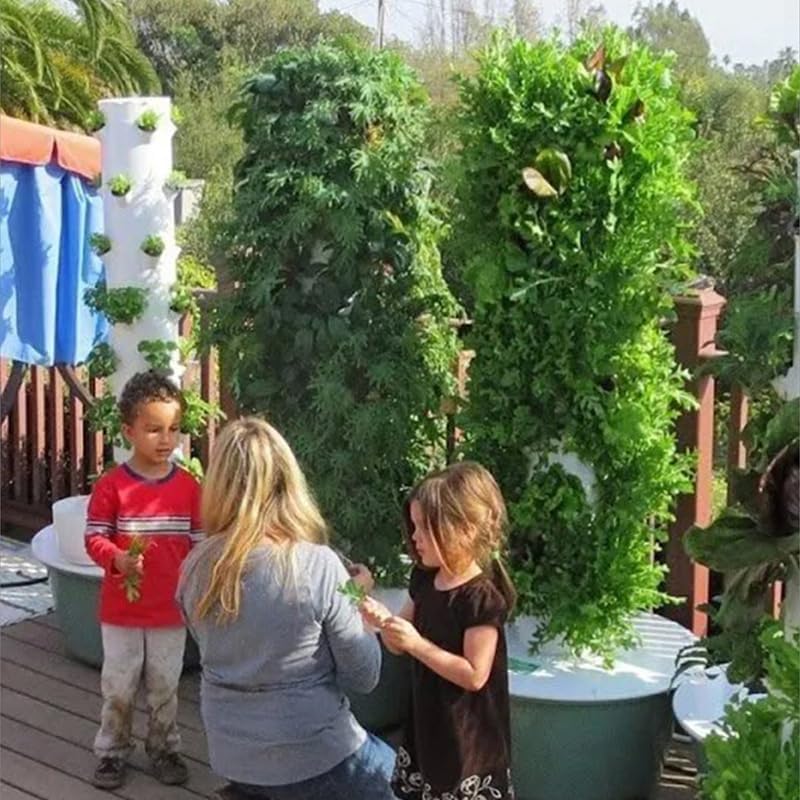 หอปลูกพืชไฮโดรโปนิกส์แนวตั้งแบ - Hydroponic Tower Planter บทวิจารณ์และราคา